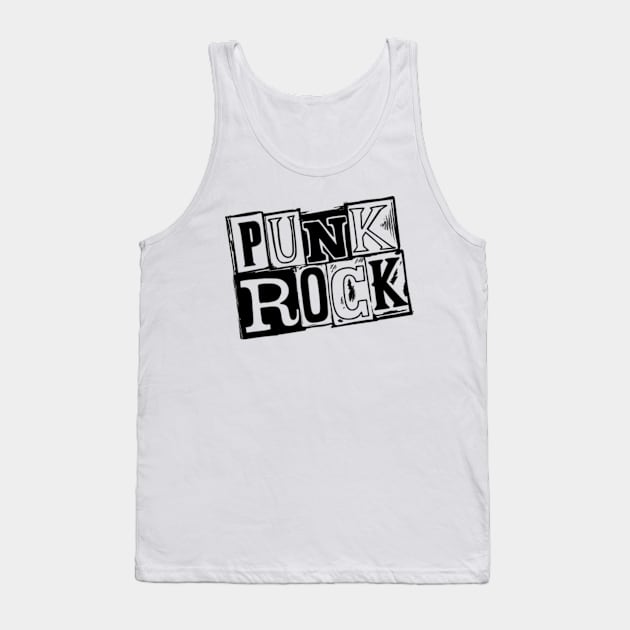 Punksthetic Punk Rock Tank Top by Retro Comic Books